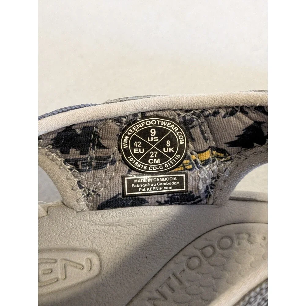 KEEN Newport H2 Waterproof Hiking Sandals Men's Size 9 US / 42 EU Grey/Blue